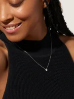 925 Silver Minimalist Butterfly Pendant Necklace - Image 2