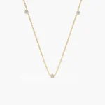 925 Silver Diamond Necklace - Image 3