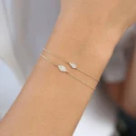 925 Silver Diamond Bracelet - Image 6