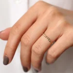 925 Silver Spike Pyramid Eternity Ring - Image 2