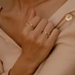 925 Silver Hailey Space Diamond Ring - Image 8