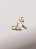 925 Silver Tiny Stud Earrings - Image 5