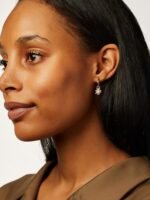 925 Silver Sun Hoop Earrings - Image 5