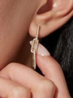 925 Silver Long Chain Earrings