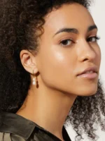 925 Silver Rox Double Pearl Earrings - Image 4