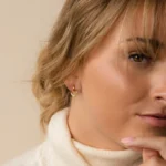 925 Silver Double Hoop Dangle Huggies Earrings - Image 6