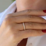 925 Silver 3 Row Diamond Band