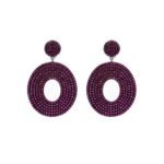 925 Silver Tourmaline Dangle Earrings