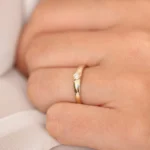 925 Silver Dome Diamond Ring - Image 3