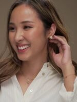 925 Silver Textured Hoop Earrings - Image 4