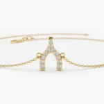925 Silver Wishbone Charm Bracelet - Image 3