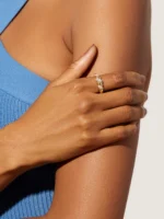 925 Silver Rope Pave Ring - Image 3