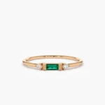 925 Silver Gemstone & Diamond Ring - Image 5