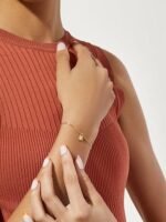 925 Silver Padlock Bracelet - Image 2