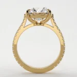 925 Silver 4.00Ct Round Cut Diamond Engagement Ring - Image 6