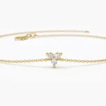 925 Silver Diamond Floating Bracelet - Image 4