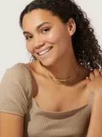 925 Silver High Shine Bundle Necklace - Image 3