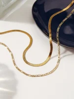 925 Silver High Shine Bundle Necklace - Image 2