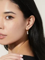 925 Silver Double Frida Hoops