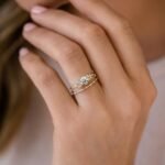 925 Silver Star Stacking Ring Diamond Ring - Image 4