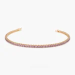 925 Silver Tourmaline Tennis Bracelet - Image 4