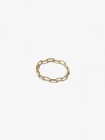 925 Sterling Silver Thin Chain Ring - Image 6