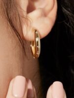 925 Silver Celestial Hoop Earrings - Image 2