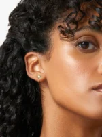 925 Silver Alina Hoops - Image 3