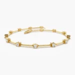 925 Silver Diamond Infinity Bracelet - Image 4