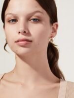 925 Silver Double Hoop Earrings - Image 5