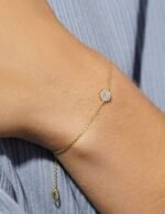 925 Silver Circle Bracelet