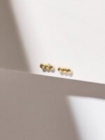 925 Silver Triple Ball Stud - Image 5