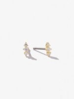 925 Silver Bar Stud Earrings - Image 5