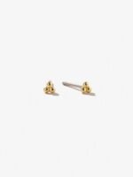 925 Sterling Silver Beaded Stud Earrings - Image 5