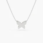 925 Silver Butterfly Necklace - Image 3