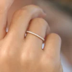 925 Silver Full Eternity Petite Diamond Ring - Image 5