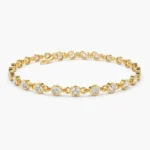 925 Silver Diamond Tennis Bracelet - Image 3