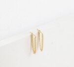 925 Silver Curb Chain Earrings