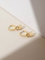 925 Silver Padlock Earrings - Image 5