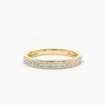925 Silver Half Eternity Diamond Ring - Image 2