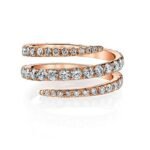 925 Silver Diamond Pinky Coil Ring - Image 4