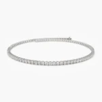 925 Silver Diamond Tennis Bracelet - Image 6