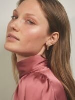 925 Silver Twisted Hoop Earrings - Image 3