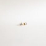 925 Silver Classic Diamond Earrings - Image 3