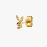 925 Silver Mini Pave Playboy Stud - Image 4