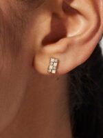 925 Silver Bar Stud Earrings