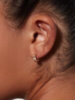 925 Silver Wide Hoop Earrings