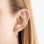 925 Silver Starburst Flatback Stud - Image 3