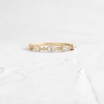 925 Silver Stacking Ring Diamond Ring