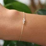 925 Silver Diamond Cluster Bracelet - Image 8